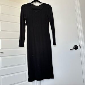 Marine Layer Black Long Sleeve Dress Size Medium